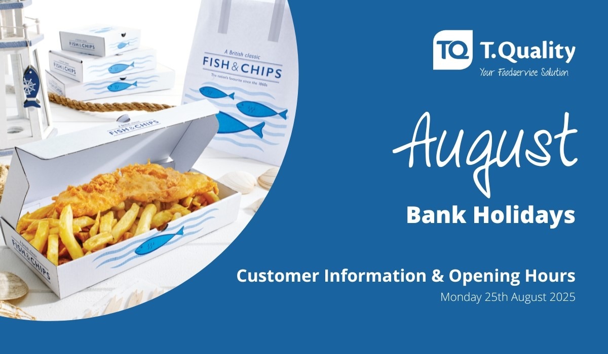 August Bank Holiday – Monday 25th August 2025