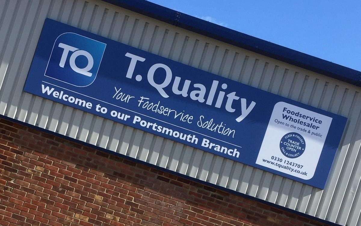 The first sign is up at our new Portsmouth depot