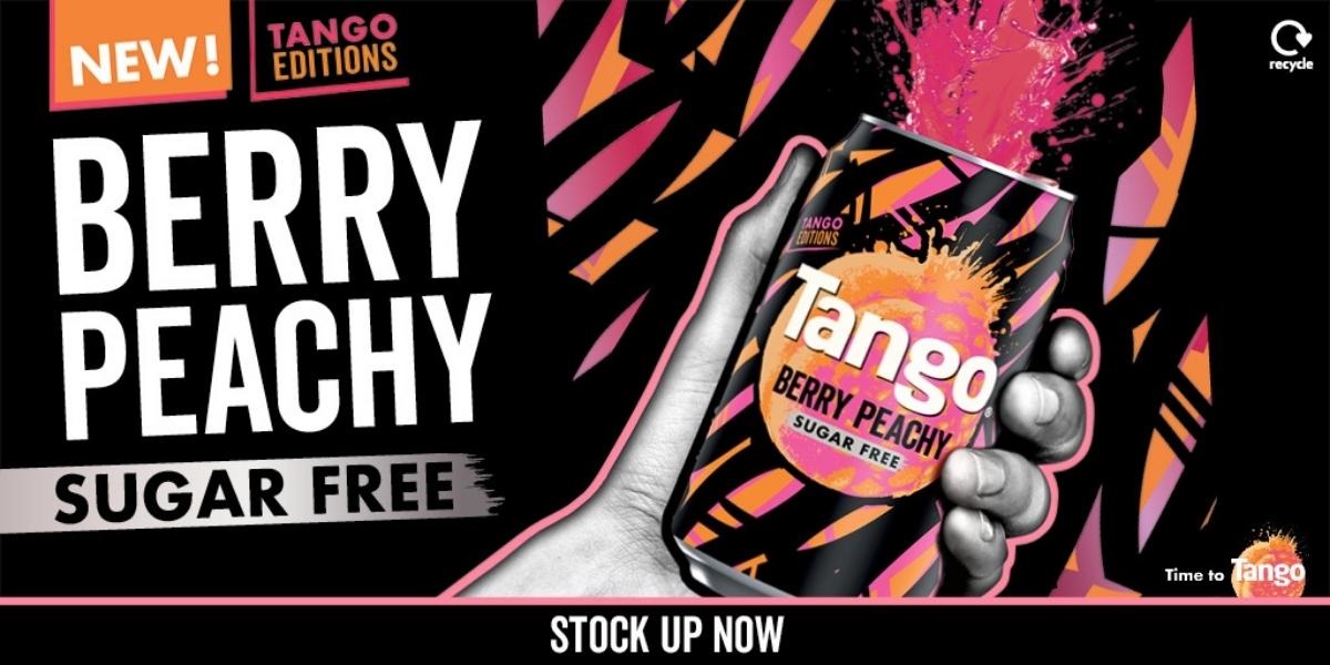 Tango launches Berry Peachy – the first flavour in new Tango Editions range